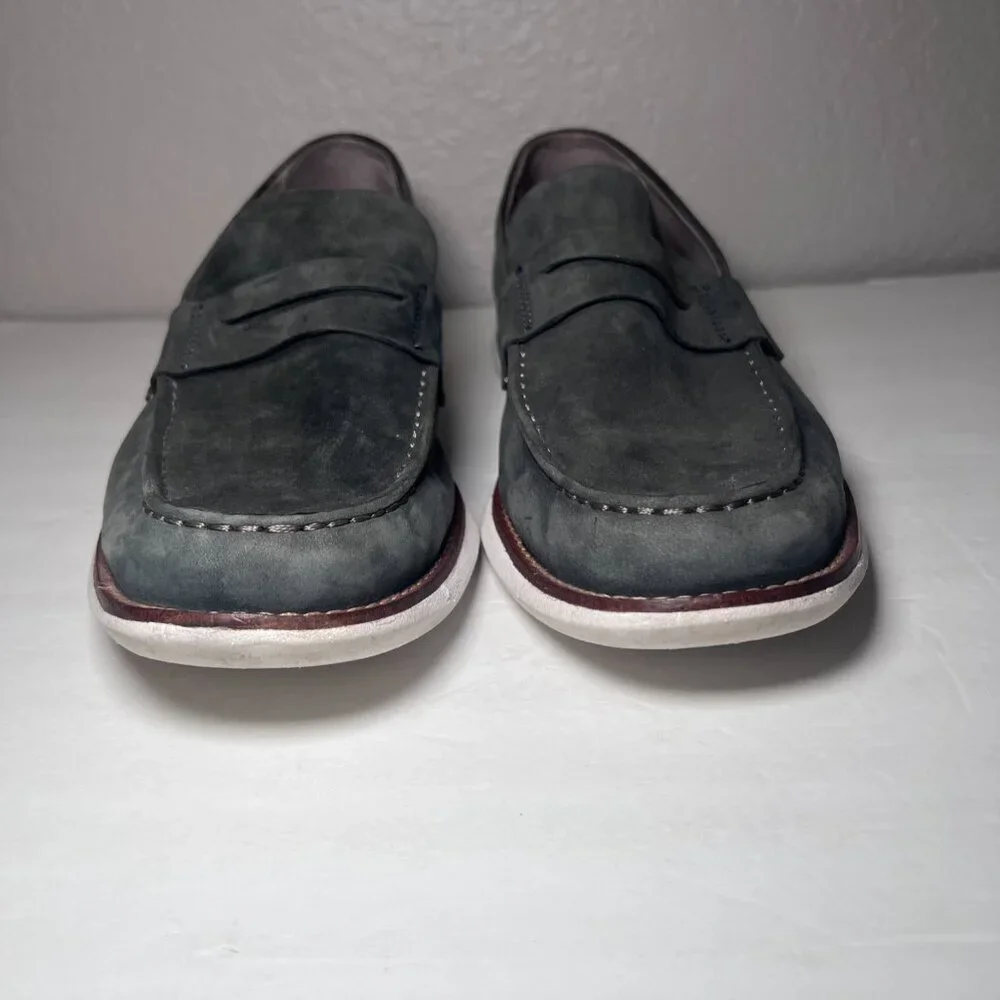 Sperry Kennedy Suede Penny Loafers Gray